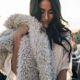 ANGEL PLUSH BLANKET | BIG - SILVER CLOUD
