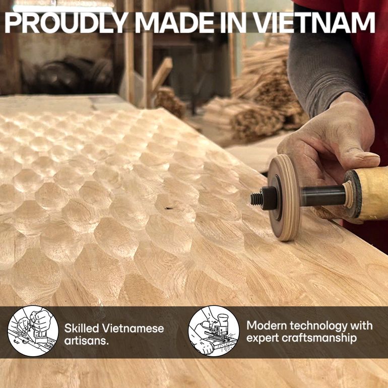 Acacia Elara Solid Wood TV Stand with Storage