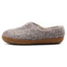 Womens Victoria Wool House Shoe with Rubber Sole