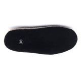 Womens Newport Noir Wool House Shoe