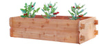 Cedar Raised Double Deep Garden Bed