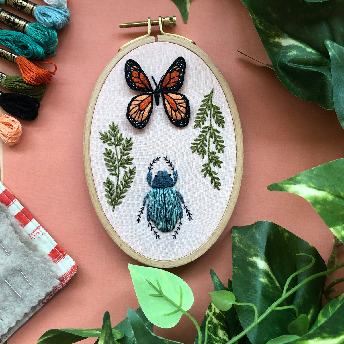 Bug Collector- 3D Insect Embroidery Kit for Advanced Stitchers – Plow ...