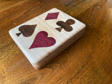 Handcrafted Wooden Playing Card Box