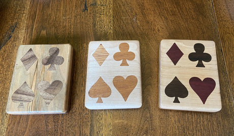 Handcrafted Wooden Playing Card Box
