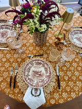 Laurel Tablecloth in Goldenrod