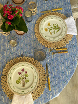 Capri Blue Fleurs Tablecloth