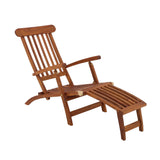 Telluride Teak Outdoor Sun Lounger Steamer