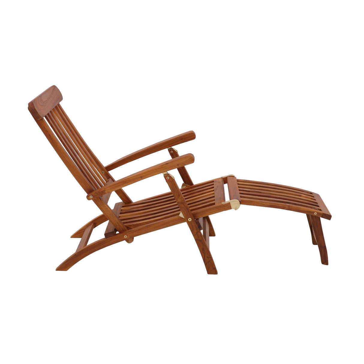 Telluride Teak Outdoor Sun Lounger Steamer