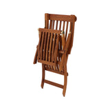 Telluride Teak Outdoor Sun Lounger Steamer
