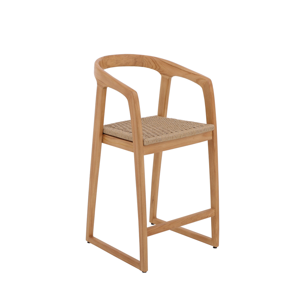Ubud Natural Teak Indoor/Outdoor Bar Stool