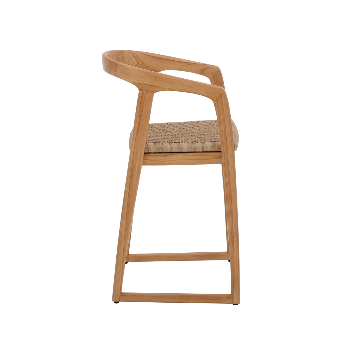 Ubud Natural Teak Indoor/Outdoor Bar Stool