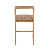 Ubud Natural Teak Indoor/Outdoor Bar Stool