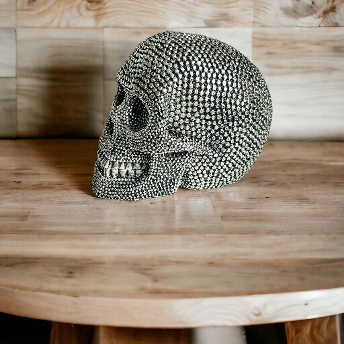 Tabletop Skull Statue