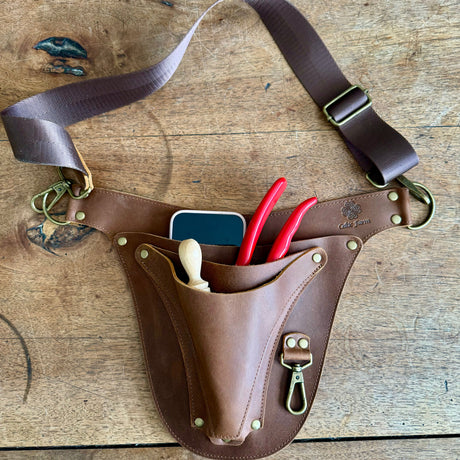 Ultimate Leather Garden Tool Belt & Holder