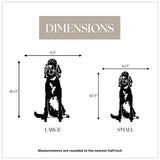 English Setter Garden Stake