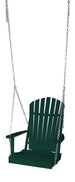 Keystone Amish Co. Adirondack Poly Composite Swing Chair
