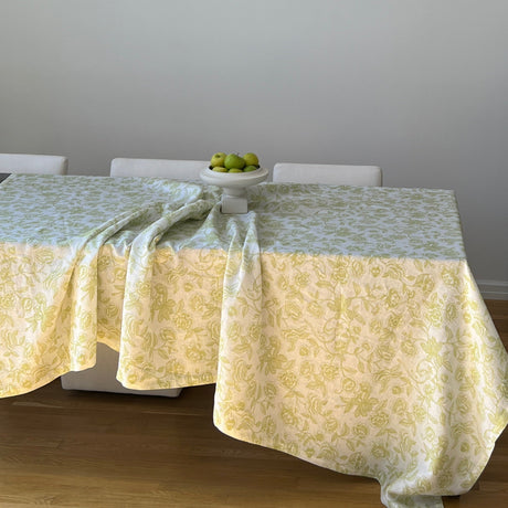 Ivory Flora Parlour Tablecloth