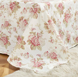 Hint of Mint Dainty Cottage Flat Sheet w/ Pillow Case