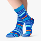 Polar Feet Fleece Socks - Jazz Stripes