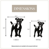 Jack Russell Terrier Garden Stake