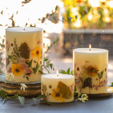 Lemon Blossom Small Round Botanical Candle