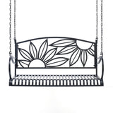 Live Casual Heavy Duty Mariposa Metal Porch Swing