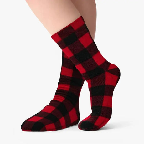 Polar Feet Fleece Socks - Lumberjack
