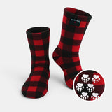 Polar Feet SUPER STRETCHY Fleece Socks - Lumberjack
