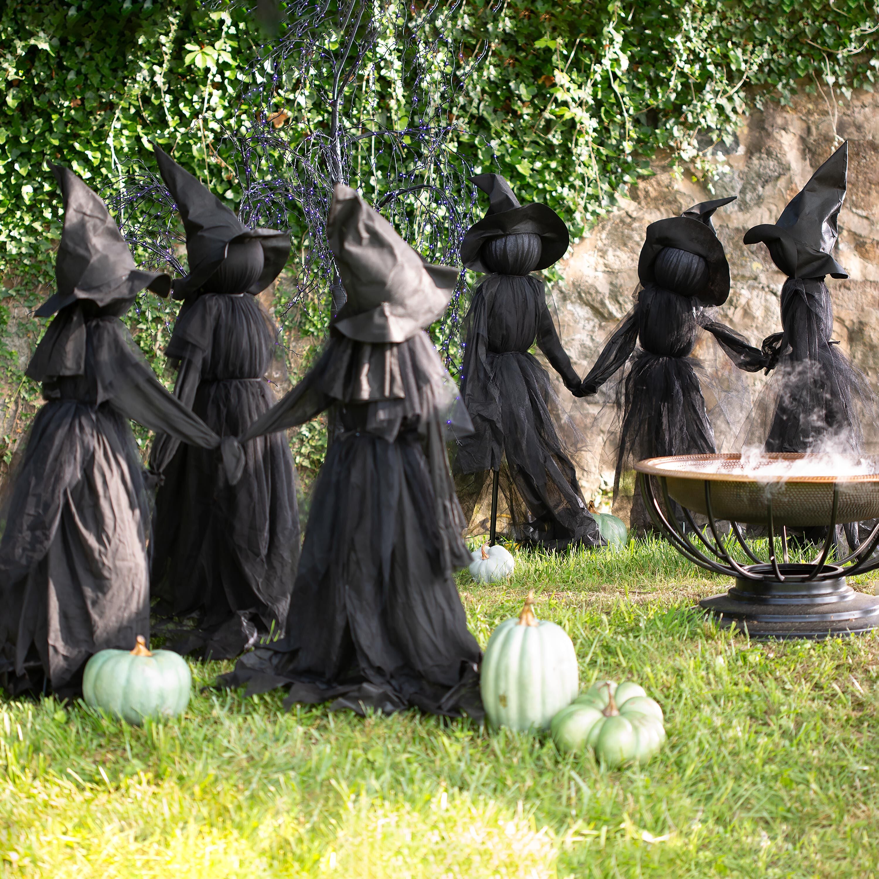 Plow & Hearth Halloween Witch Stakes - Thumbnail 5