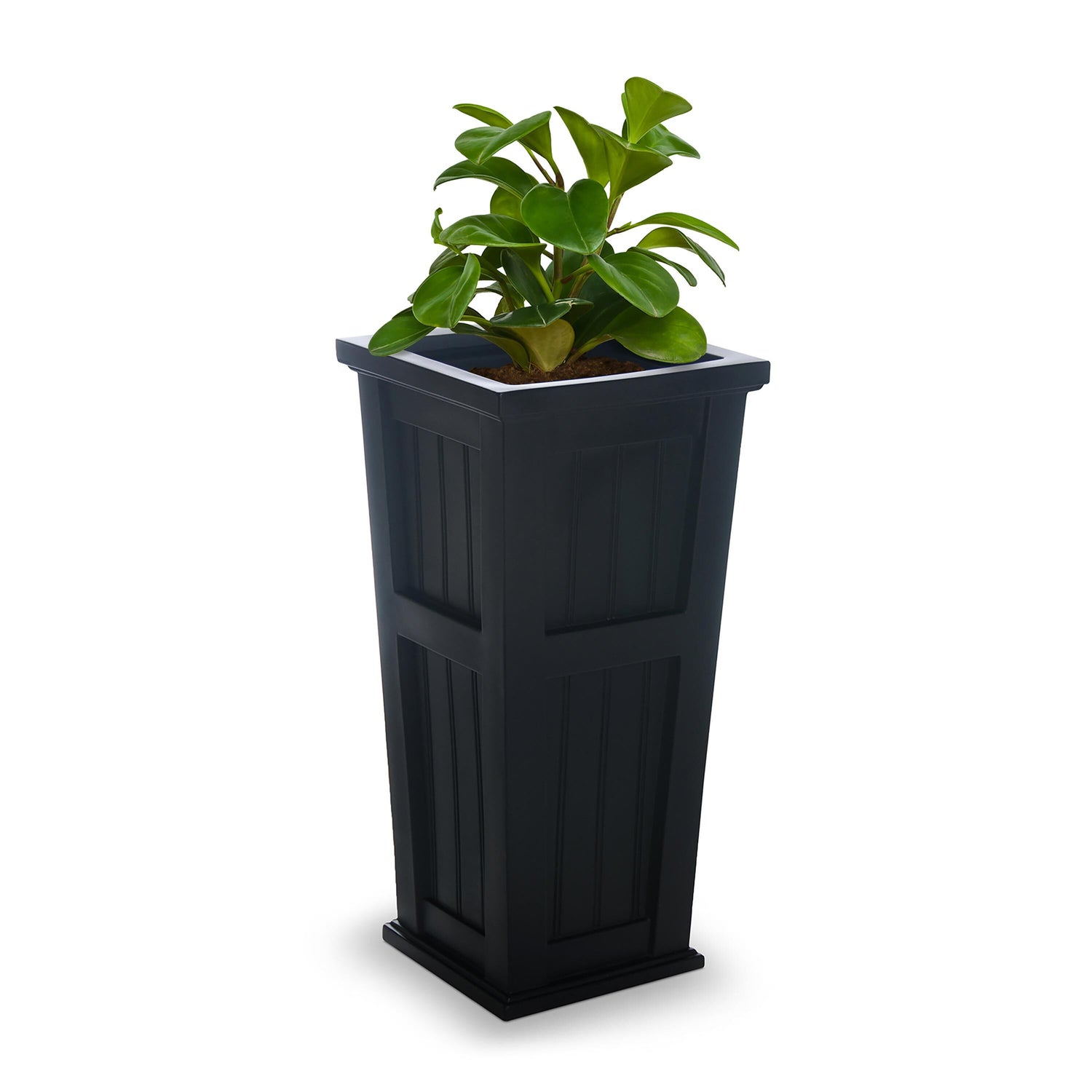 plow and hearth self watering planter Lexington Tall Planter | Deck Planters