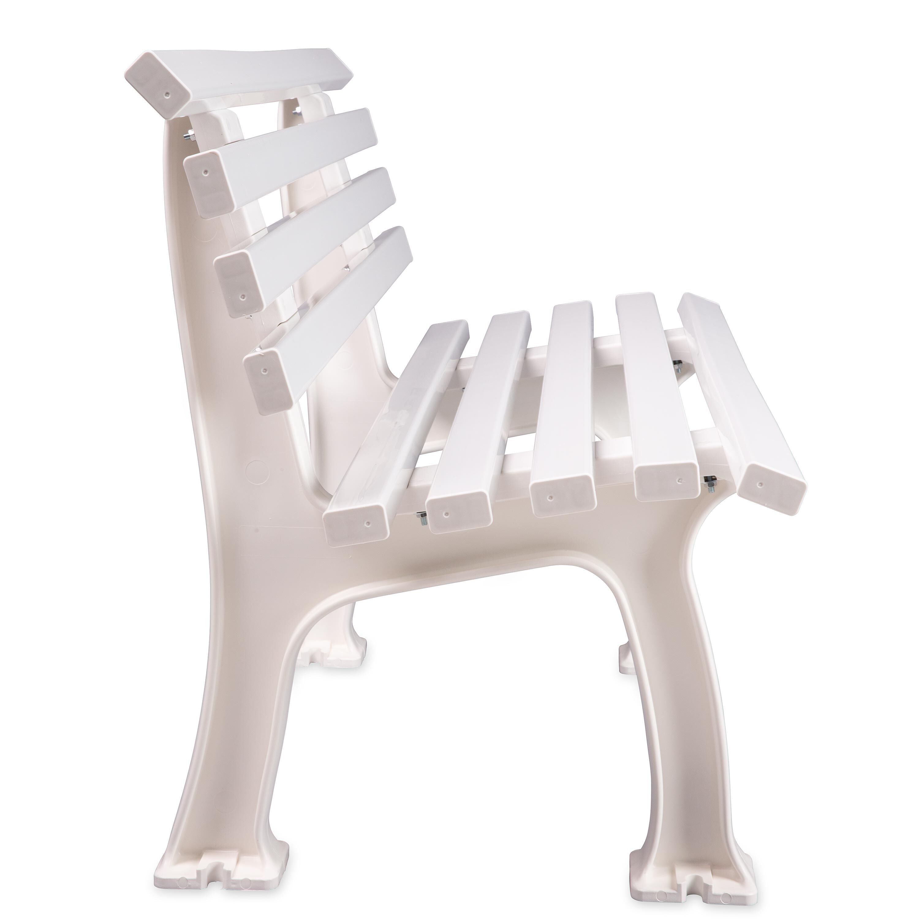 Small 2-Seater Weatherproof PVC Garden Bench - Thumbnail 5