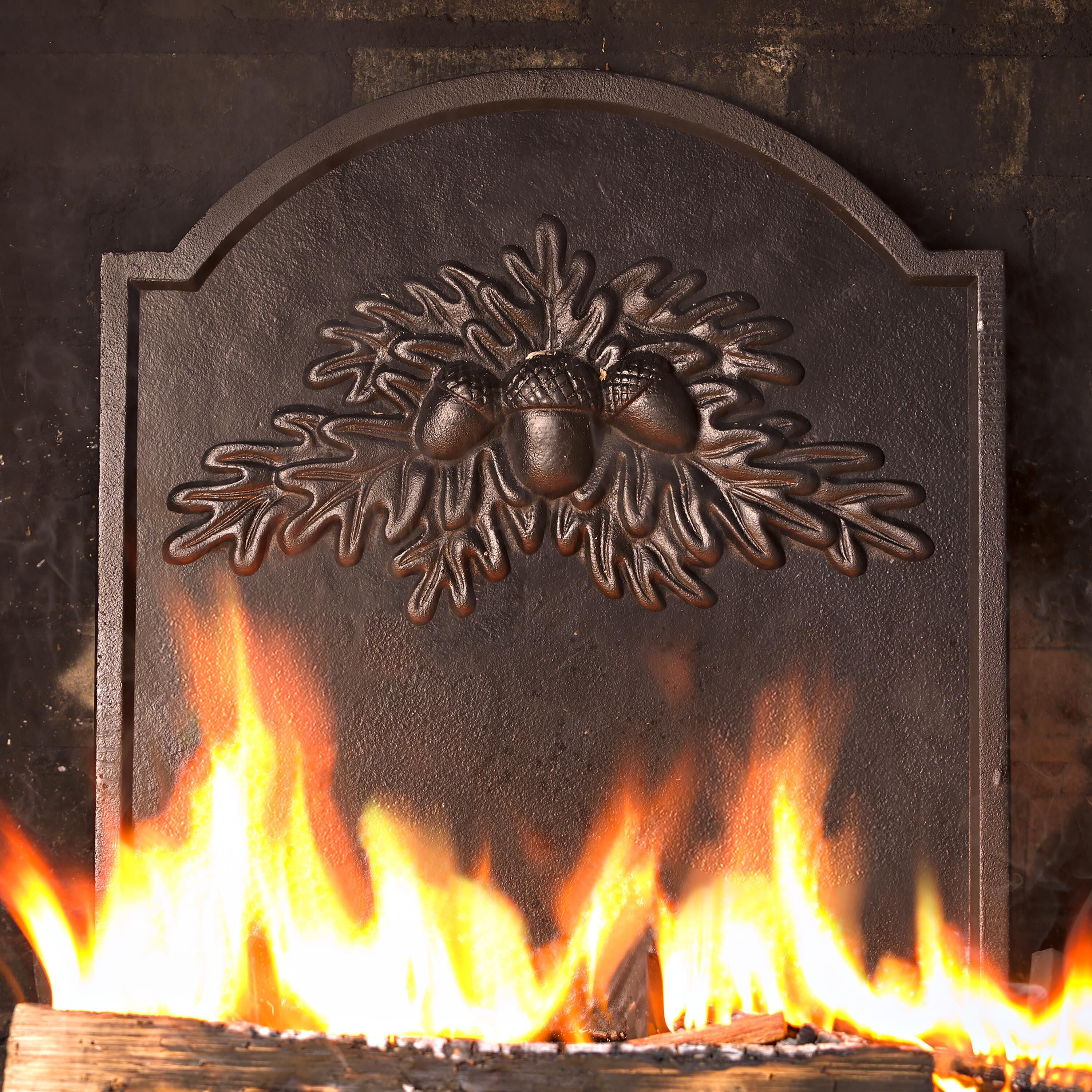 Plow & Hearth Cast Iron Fireback - Thumbnail 4