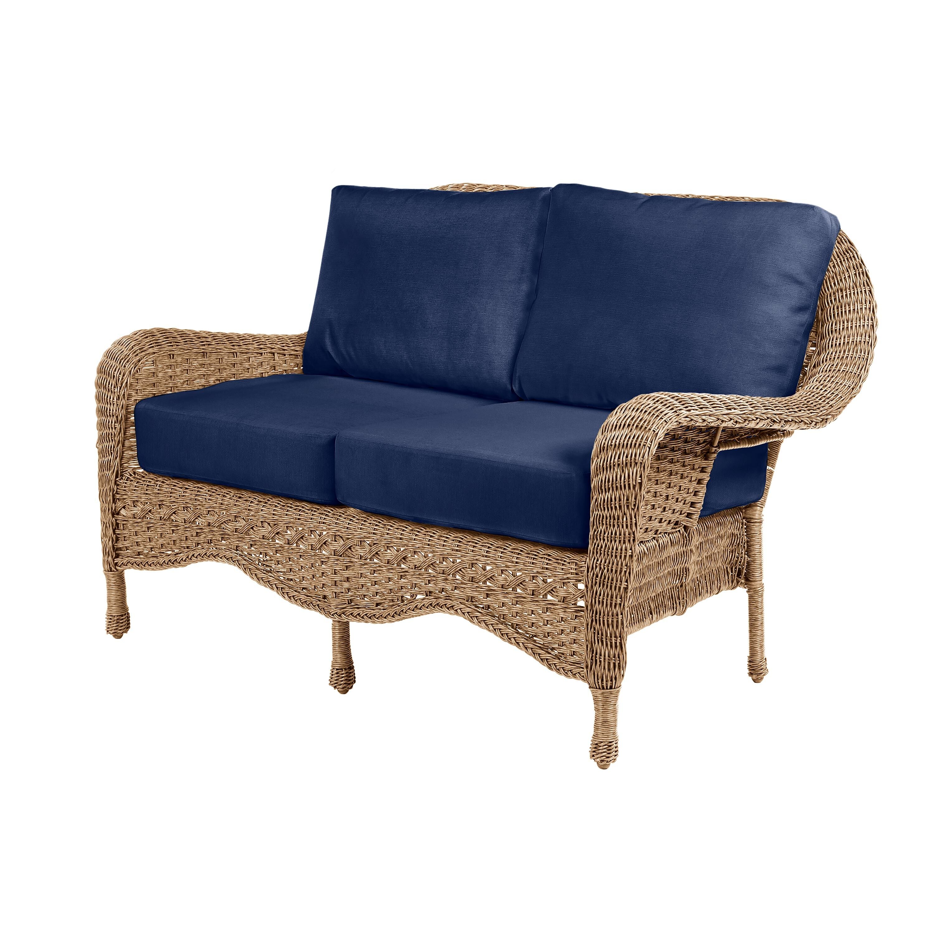 ◆Proceed◆ロビーベンチ◆セレクタソファ◆PYD05-20◆ Prospect Hill Outdoor Wicker Deep Seating Love Seat w/Cushions
