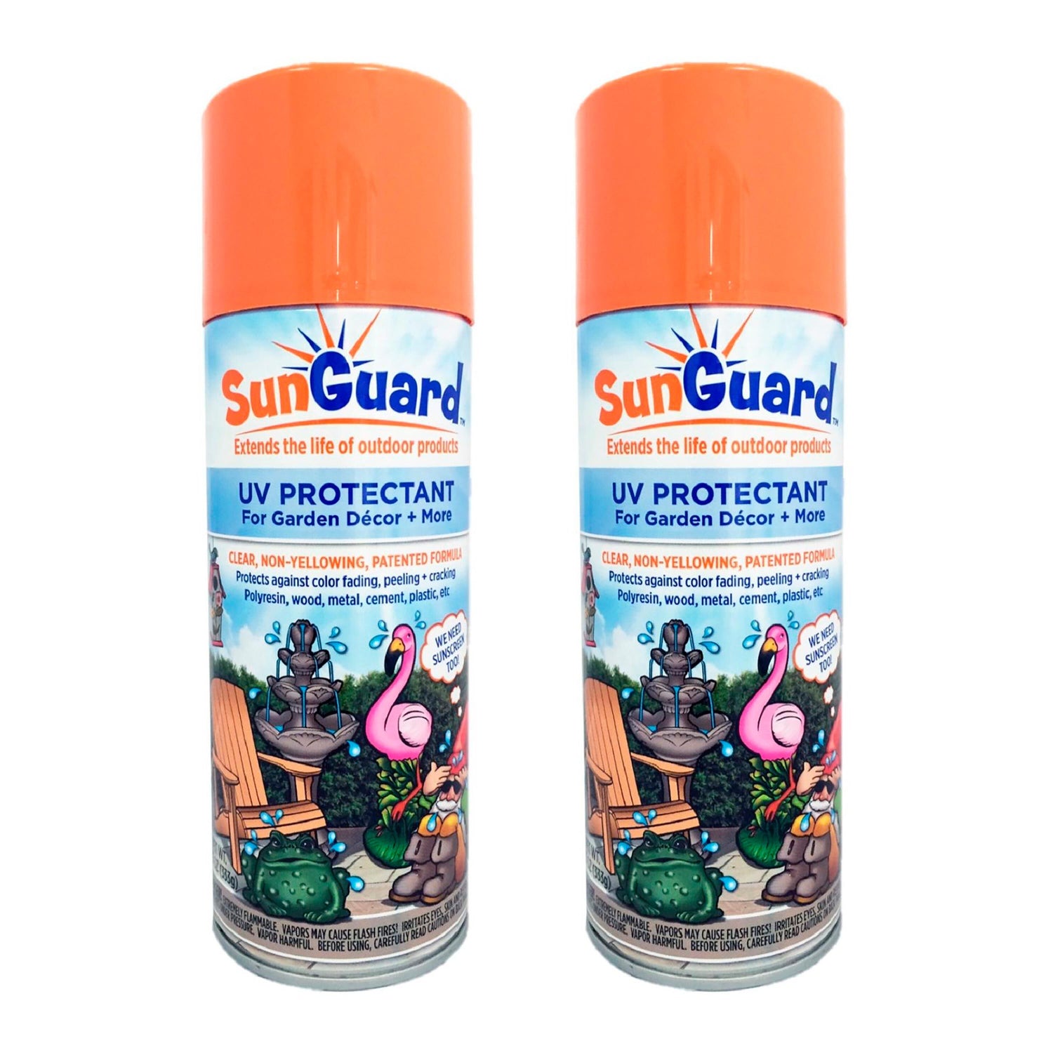 surround garden spray SunGuard UV Protectant for Outdoor Decor, Furniture and More (2-Pack)