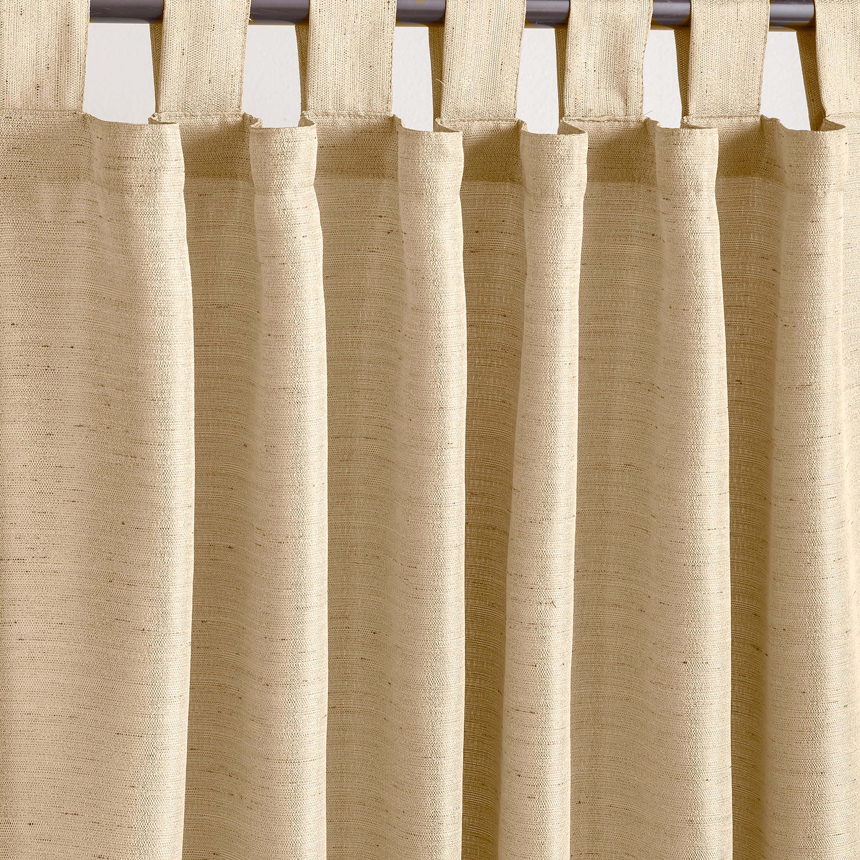 Plow & Hearth Grasscloth Outdoor Curtain Panel