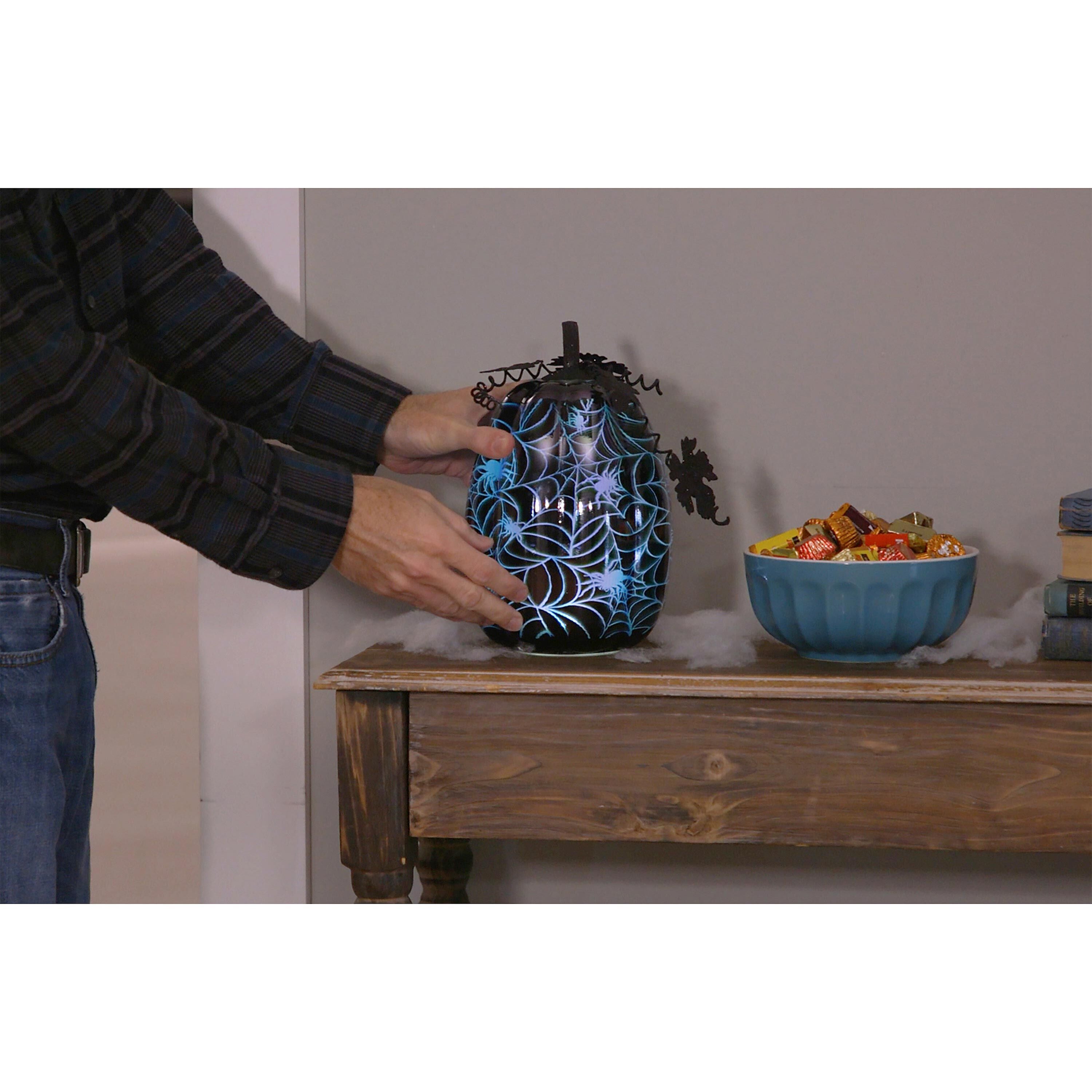 Plow & Hearth Mercury Glass Pumpkin Accent - Thumbnail 3