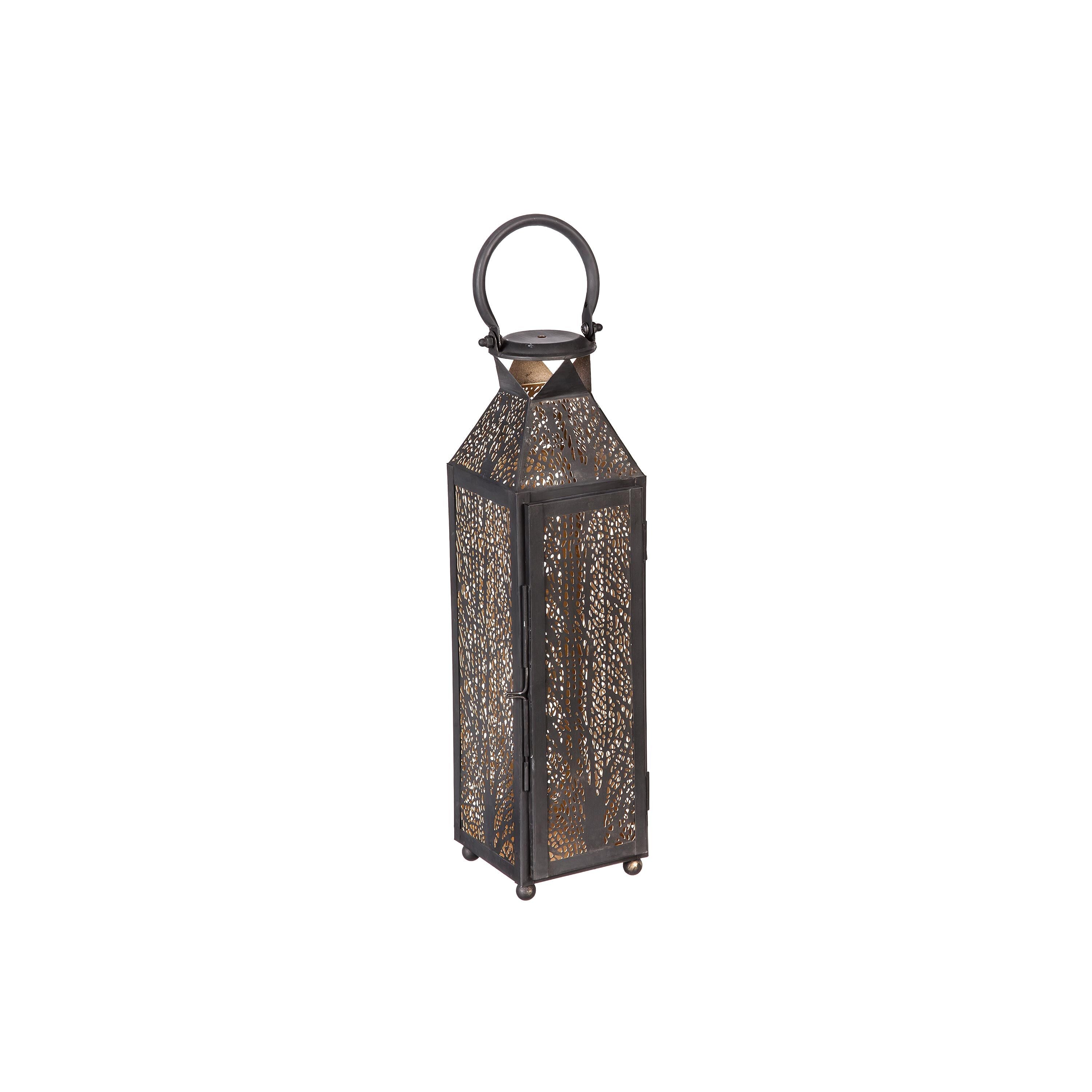 Etched Metal Candle Lanterns, Set of 2 – Plow & Hearth