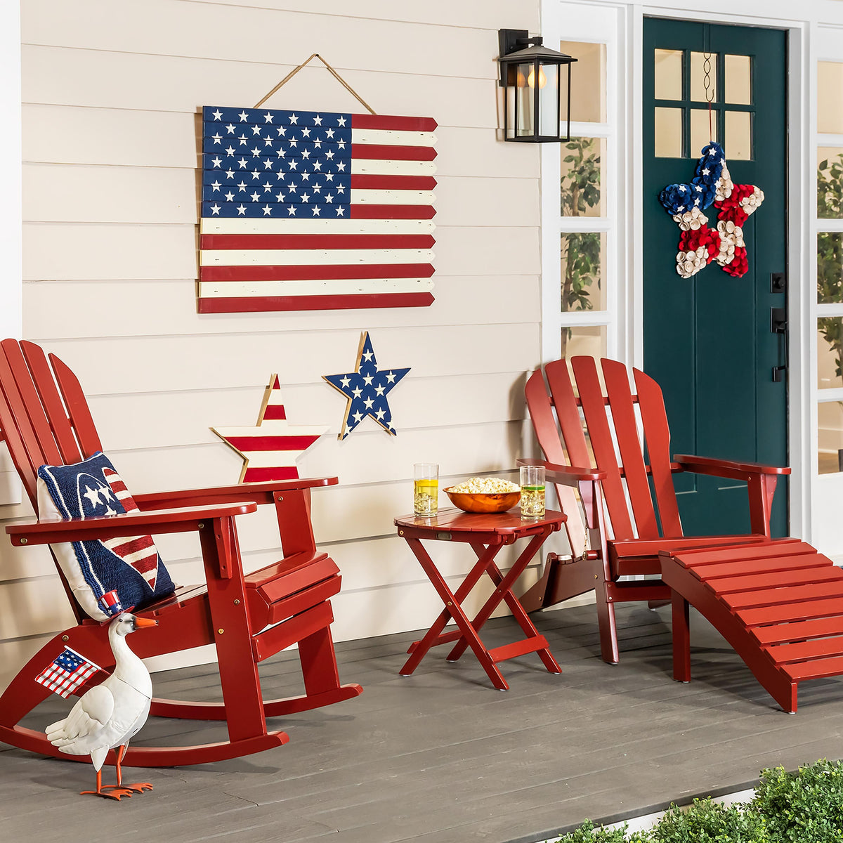 Classic American Flag Wooden Wall Art – Plow & Hearth