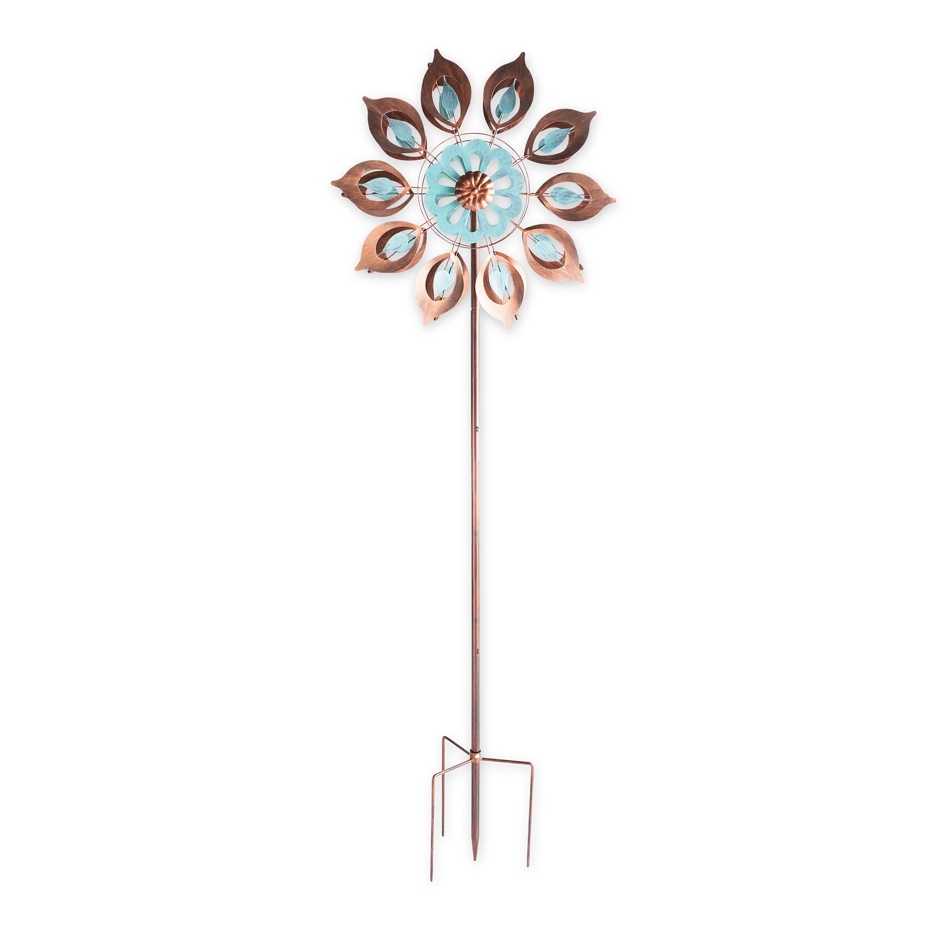 Copper Lily Wind Spinner – Plow & Hearth