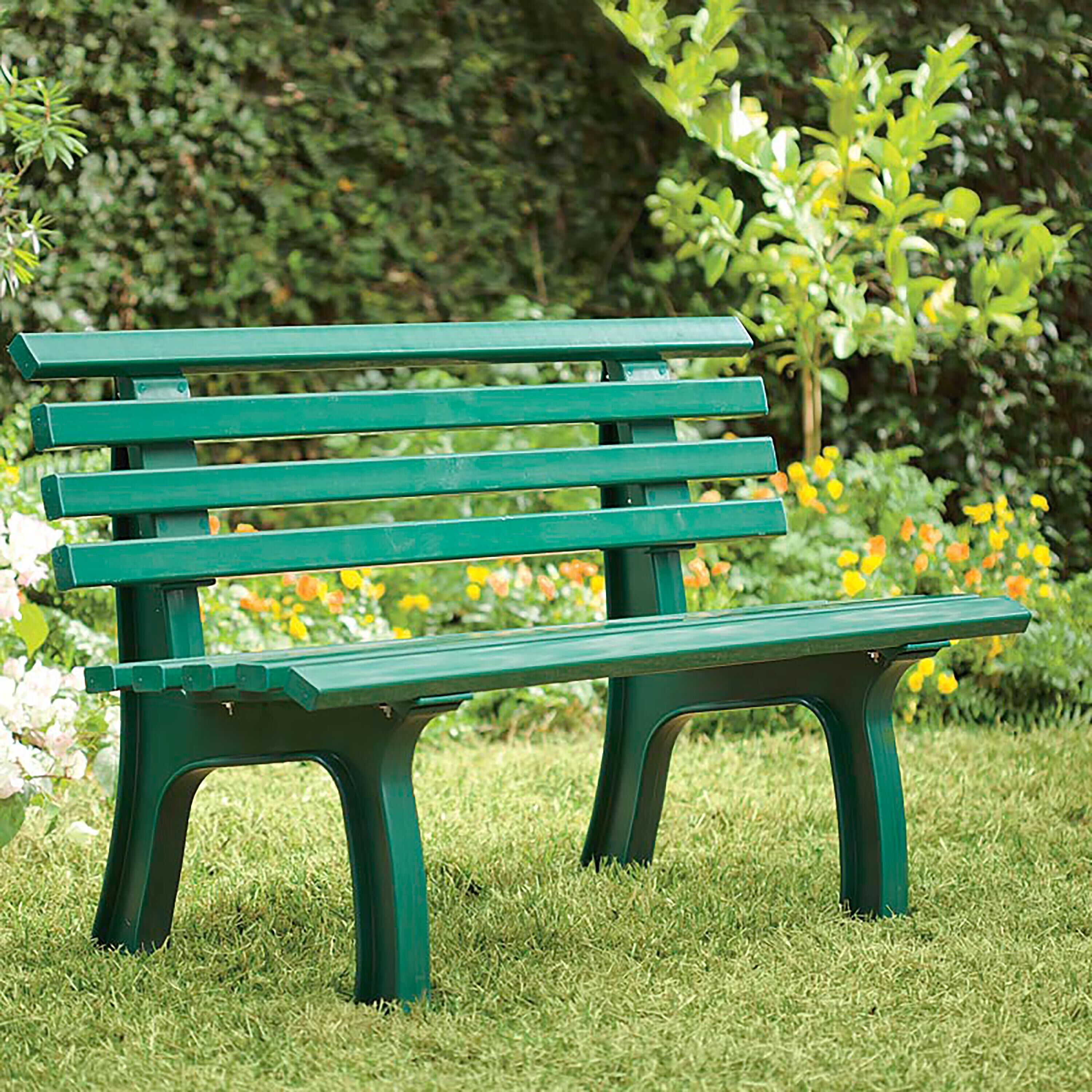 Small 2-Seater Weatherproof PVC Garden Bench - Thumbnail 4