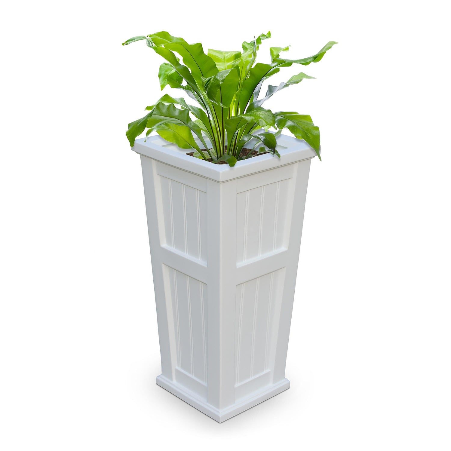 white tall plant pot Mayne - Cape Cod 32" Tall Planter
