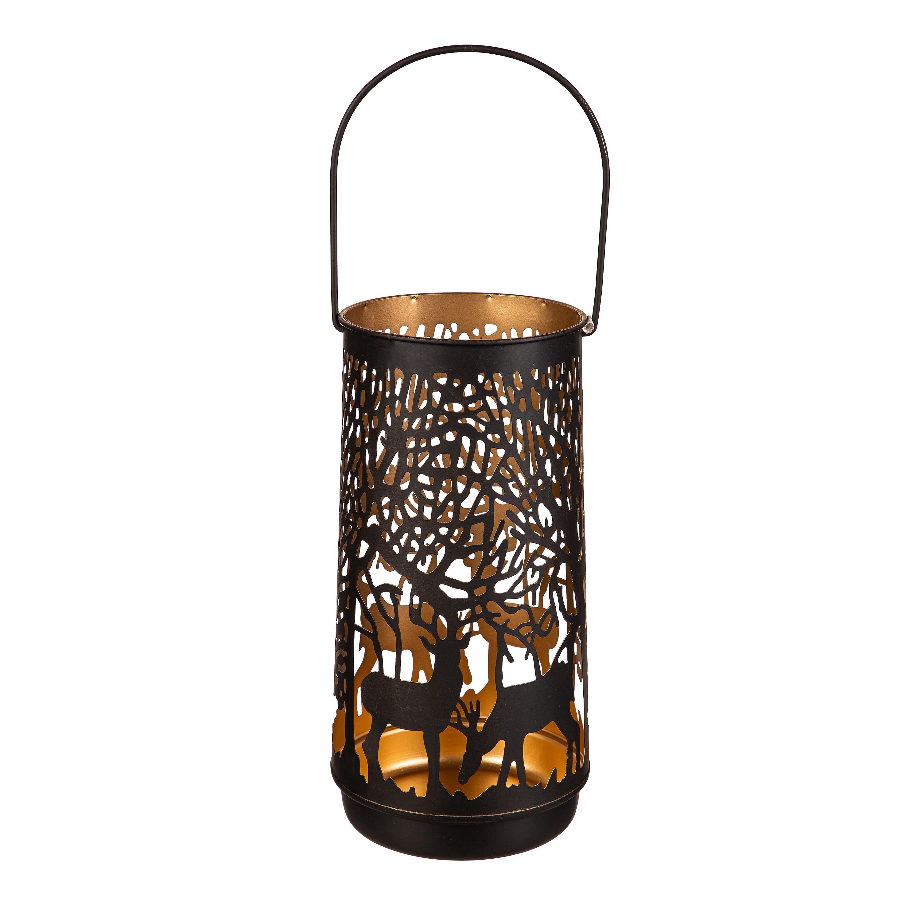 Woodland Storybook Outdoor Lamp & Lighting, Metal Lantern