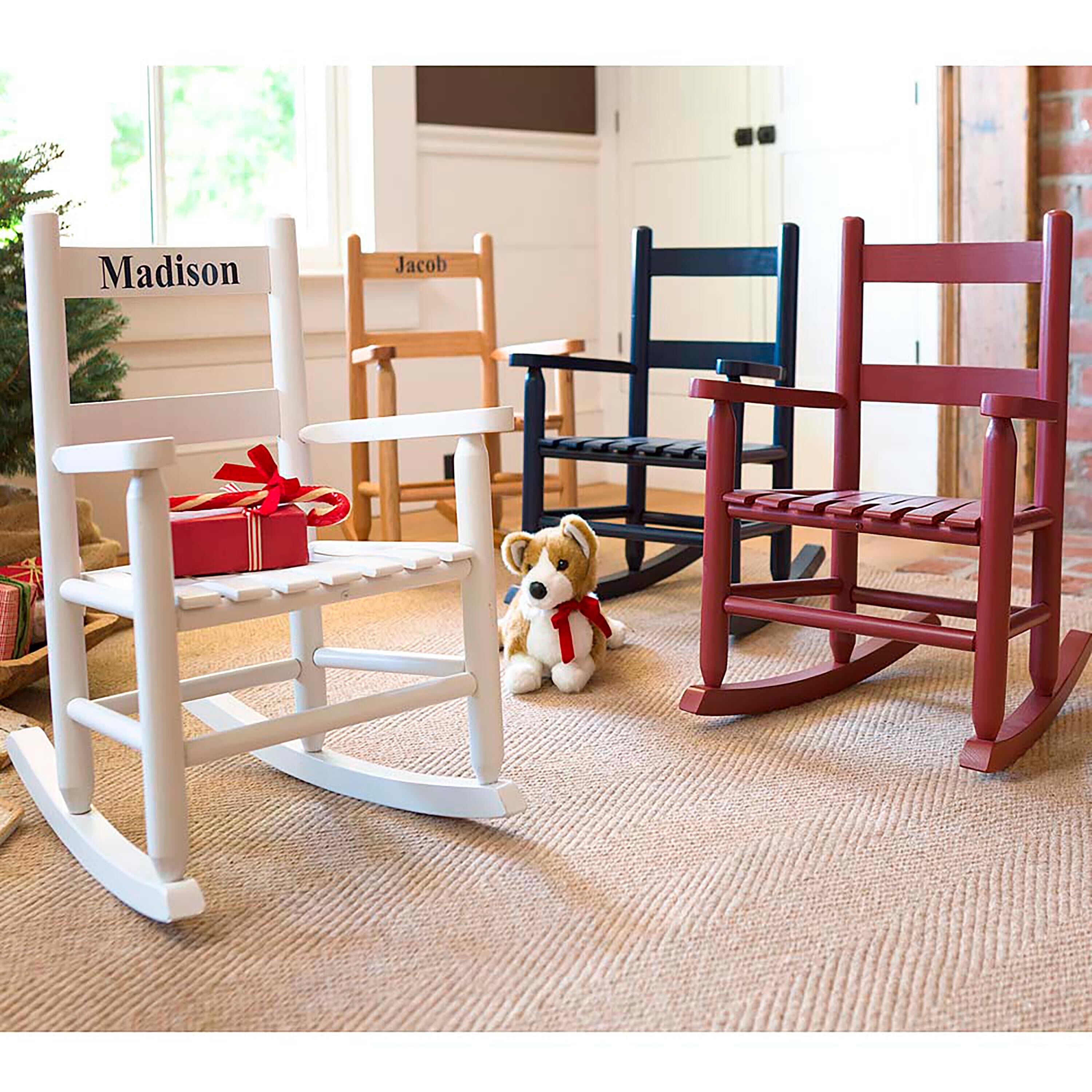 Child's Oak Ladderback Rocker | Plow & Hearth