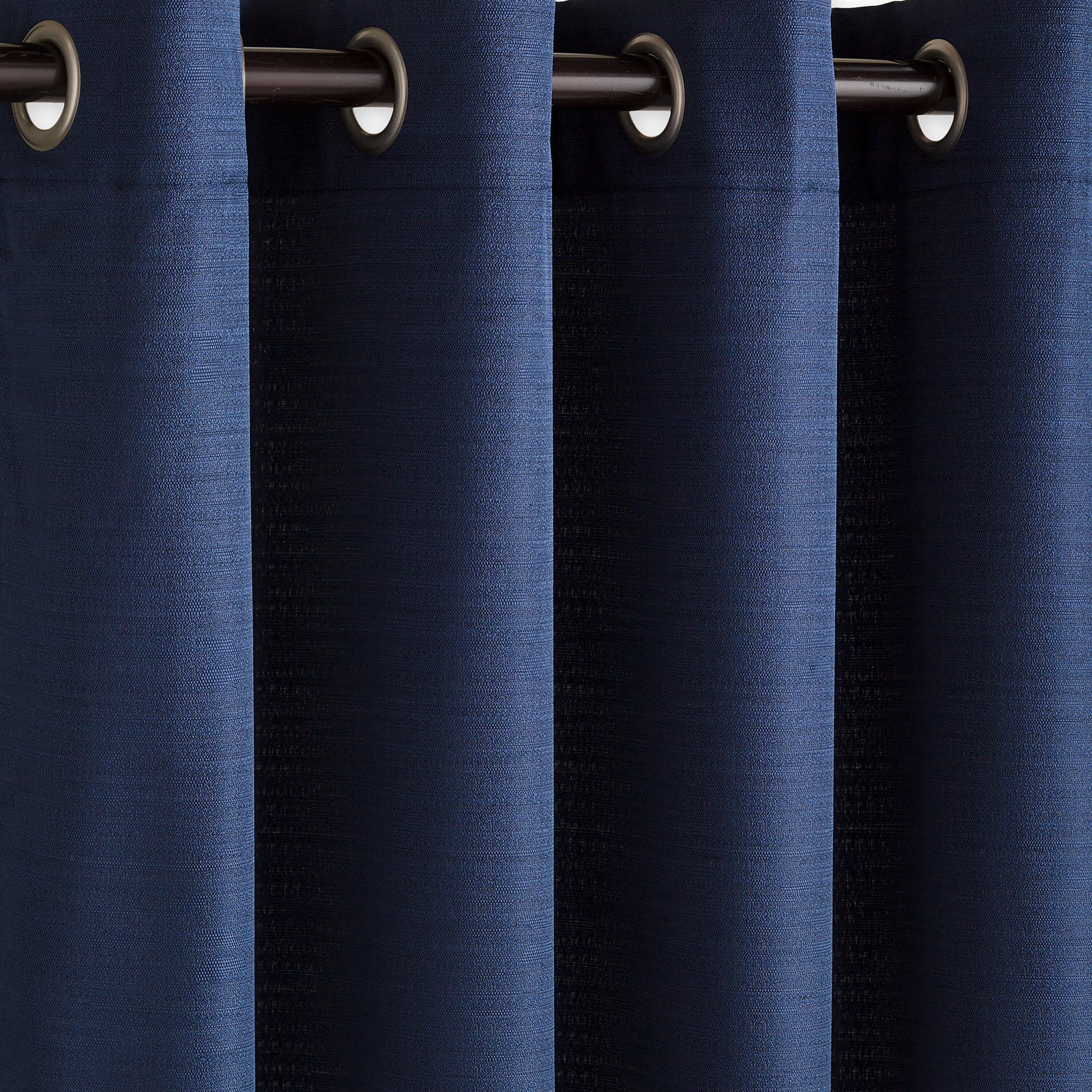 Grasscloth Outdoor Curtain Panels - Thumbnail 2