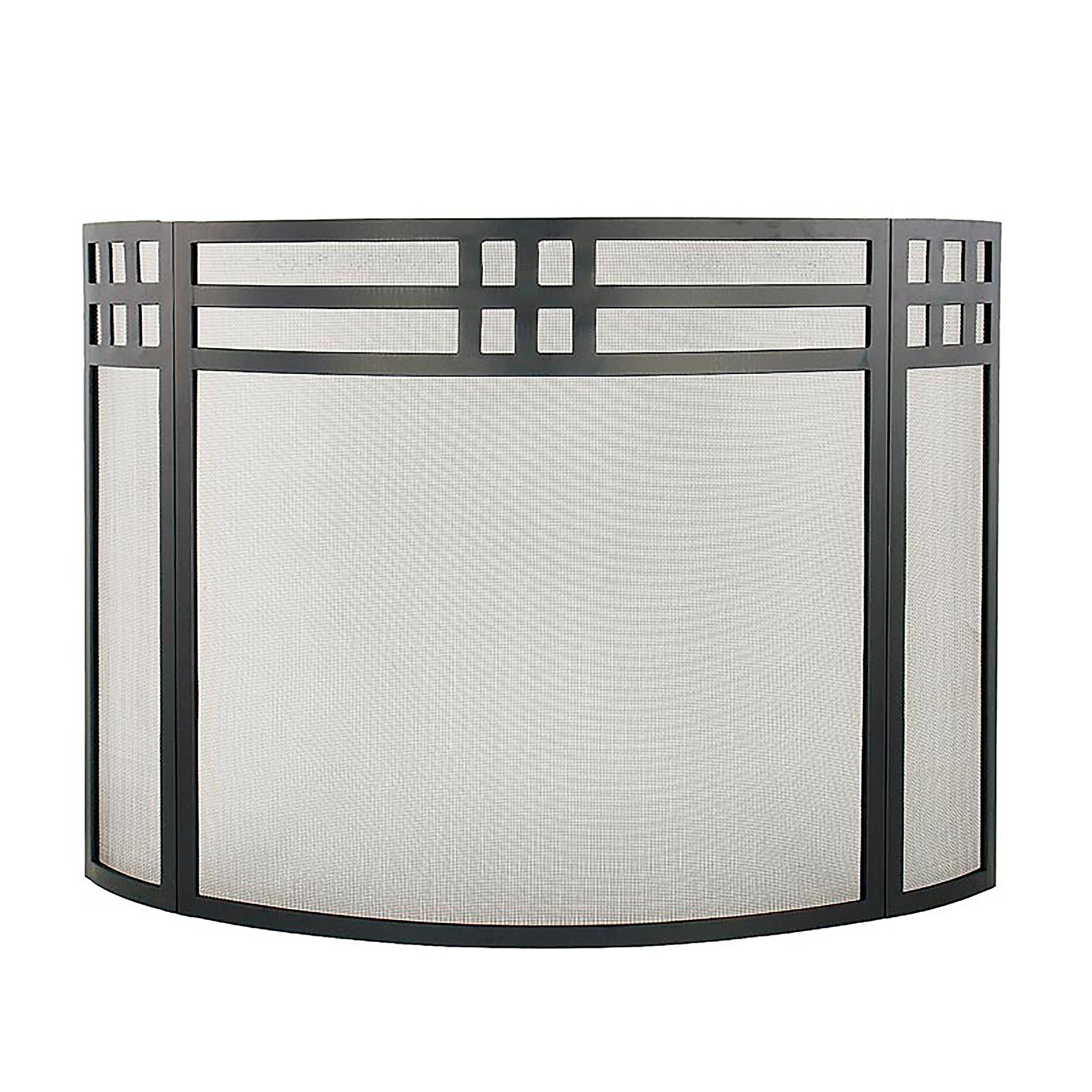 Plow & Hearth Mission Style Folding Fireplace Screen