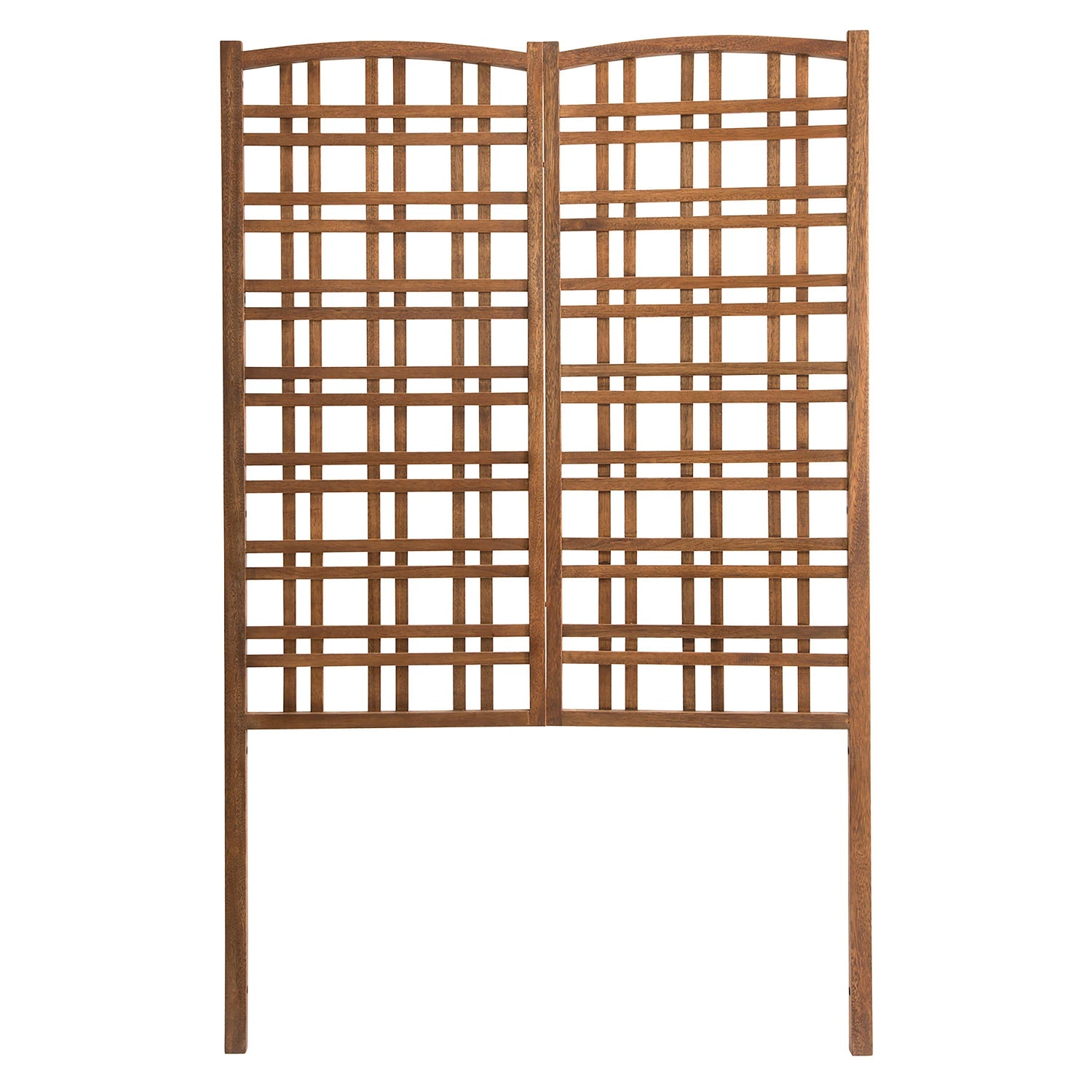 wood rectangle trellis Evergreen Outdoor Eucalyptus Privacy Trellis