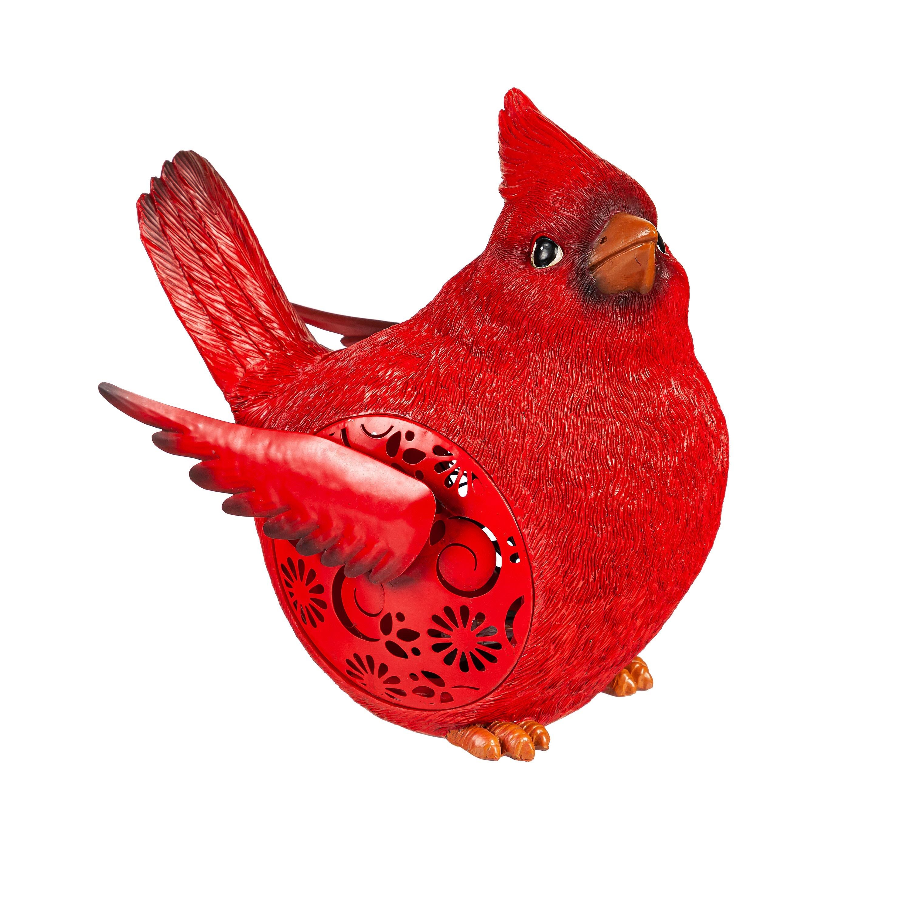 Solar Engraved Cardinal Memorial Garden Statue, 9