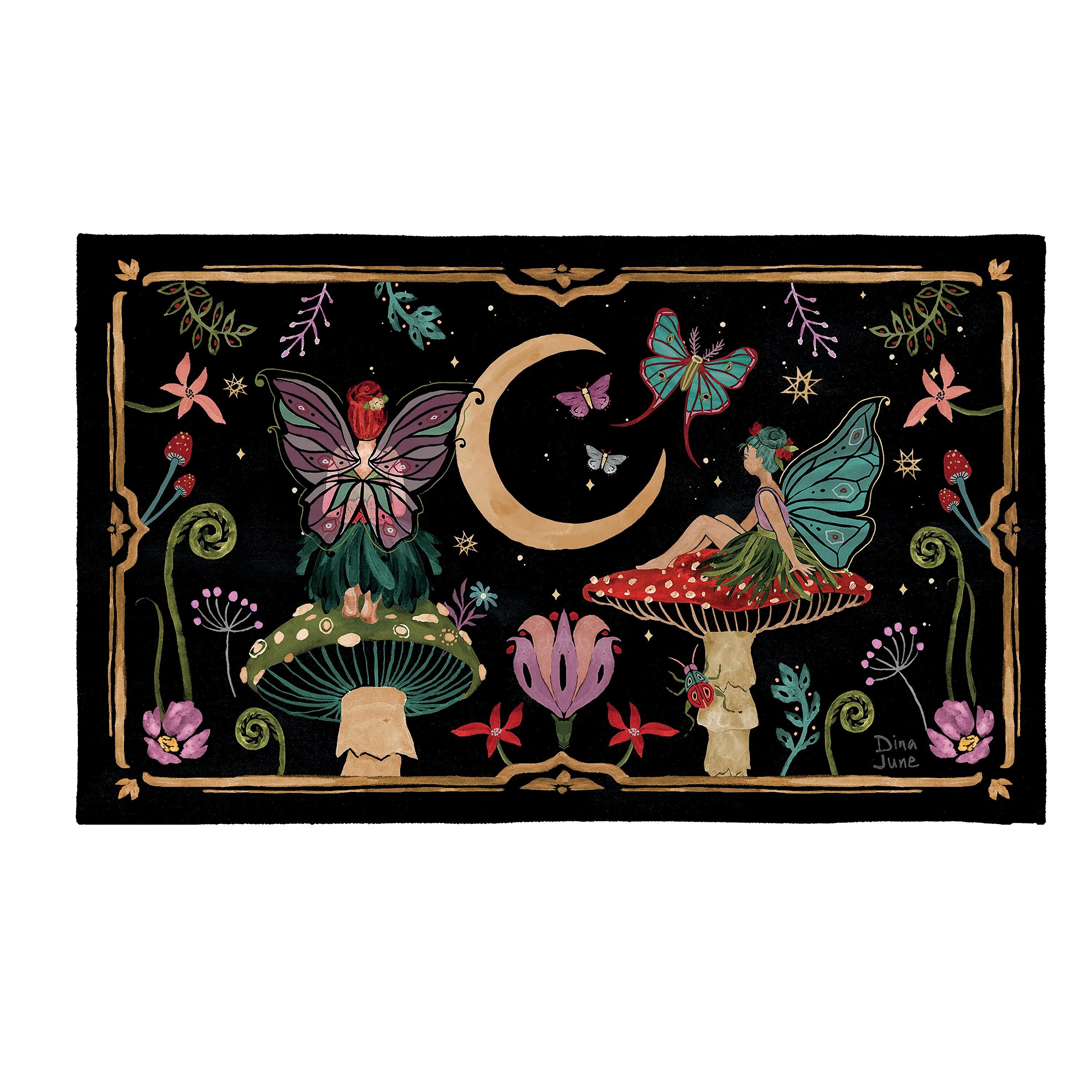 Fairy Wonderland Washable Indoor/ Outdoor Mat – Plow & Hearth
