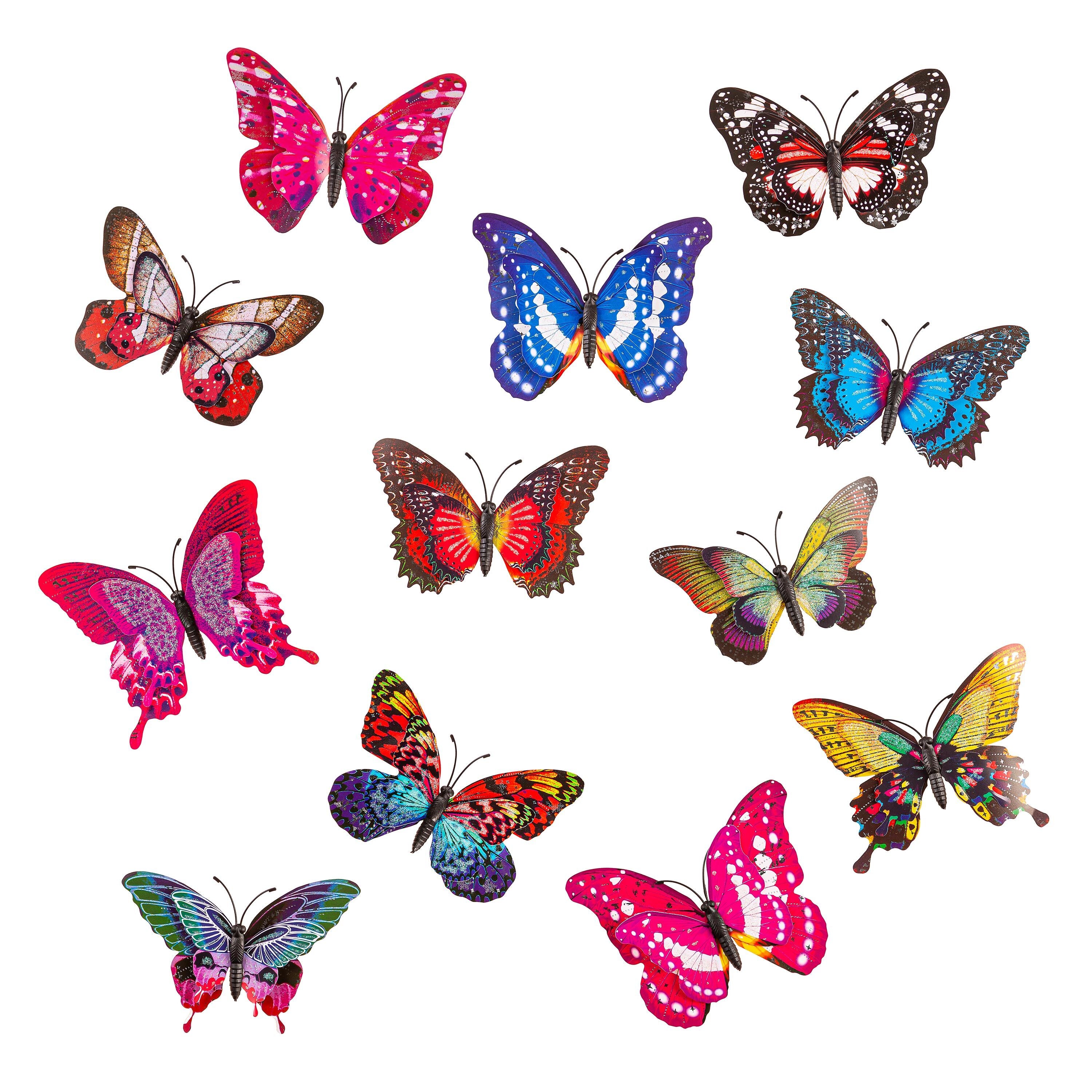 Indoor/Outdoor Butterfly Magnets, Set of 12 – Plow & Hearth