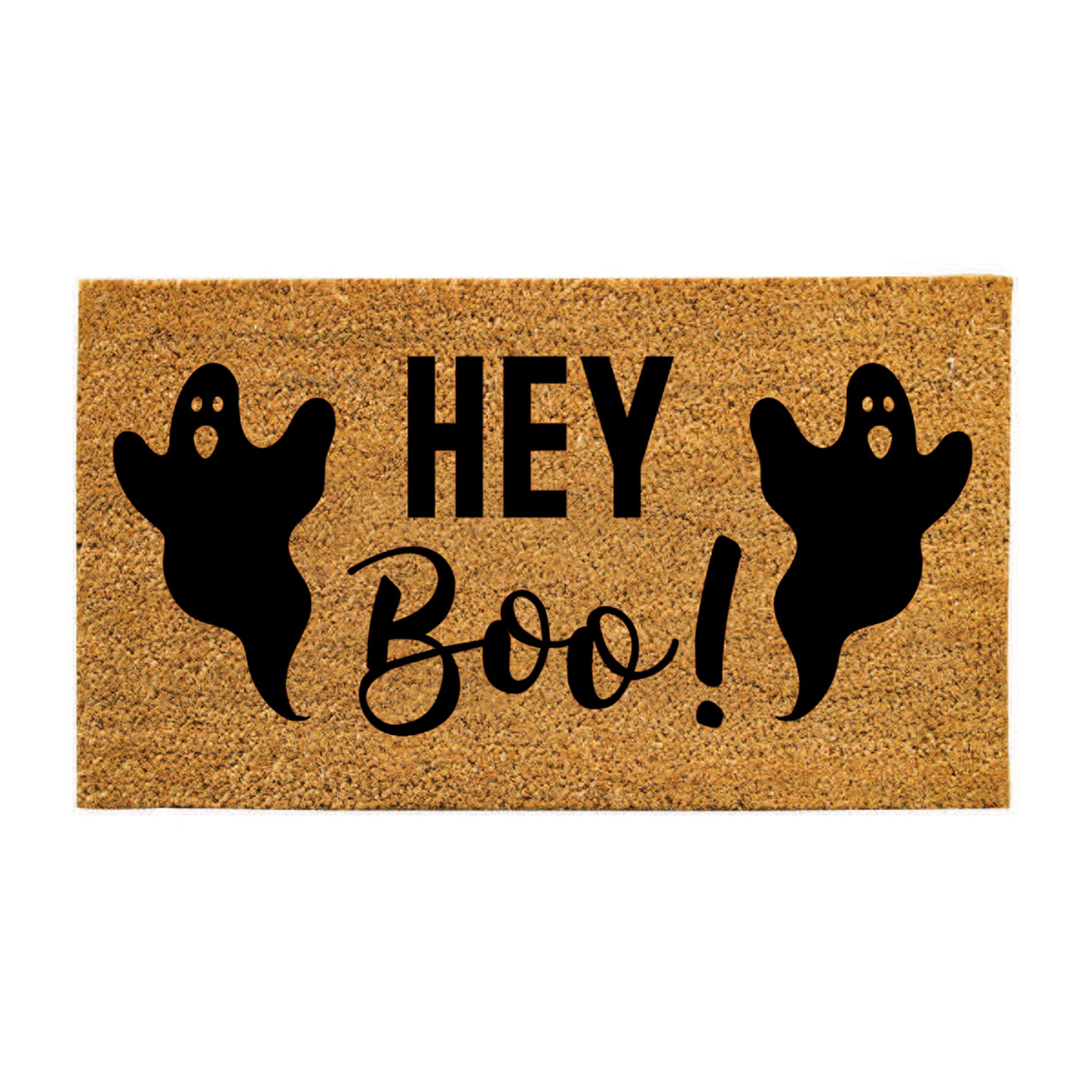 Hey Boo! Coir Doormat